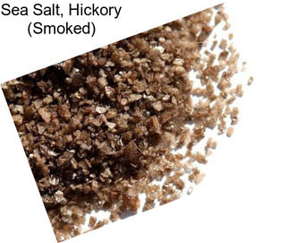 Sea Salt, Hickory (Smoked)