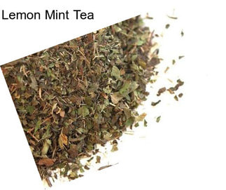 Lemon Mint Tea