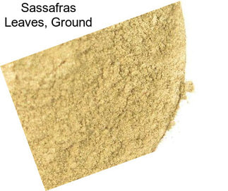 Sassafras Leaves, Ground