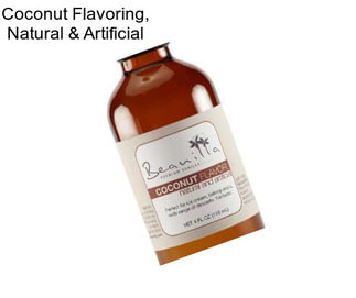 Coconut Flavoring, Natural & Artificial