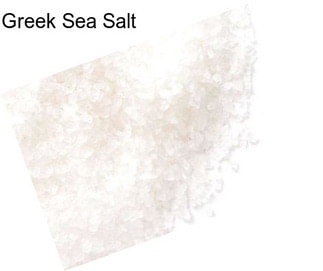 Greek Sea Salt