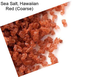 Sea Salt, Hawaiian Red (Coarse)