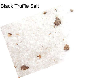 Black Truffle Salt