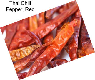 Thai Chili Pepper, Red