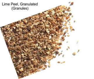 Lime Peel, Granulated (Granules)