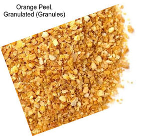Orange Peel, Granulated (Granules)