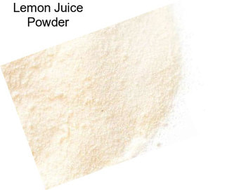 Lemon Juice Powder