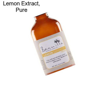 Lemon Extract, Pure