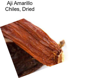 Aji Amarillo Chiles, Dried