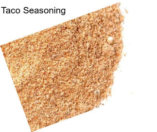 Taco Seasoning