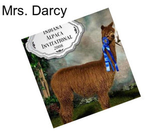 Mrs. Darcy