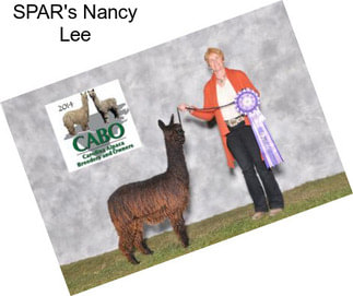 SPAR\'s Nancy Lee