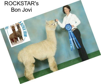 ROCKSTAR\'s Bon Jovi