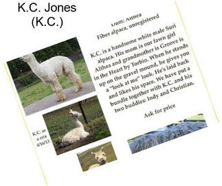 K.C. Jones (K.C.)