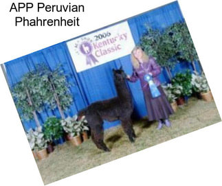 APP Peruvian Phahrenheit