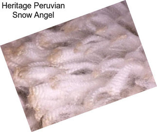 Heritage Peruvian Snow Angel