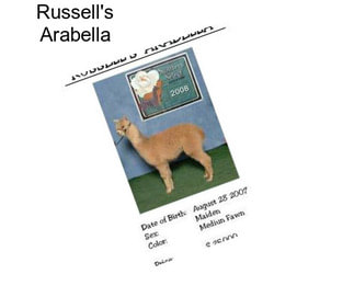 Russell\'s Arabella