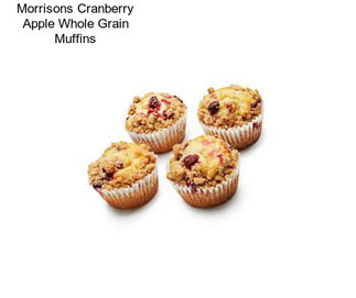 Morrisons Cranberry Apple Whole Grain Muffins