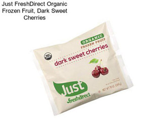 Just FreshDirect Organic Frozen Fruit, Dark Sweet Cherries