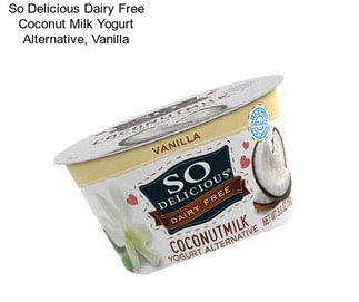 So Delicious Dairy Free Coconut Milk Yogurt Alternative, Vanilla