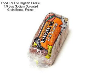 Food For Life Organic Ezekiel 4:9 Low Sodium Sprouted Grain Bread, Frozen
