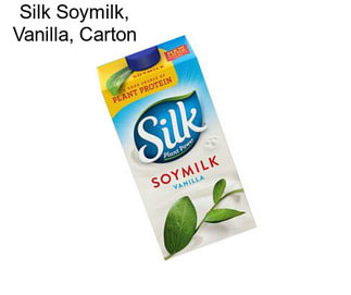 Silk Soymilk, Vanilla, Carton