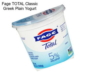 Fage TOTAL Classic Greek Plain Yogurt