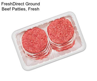 FreshDirect Ground Beef Patties, Fresh