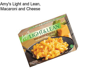 Amy\'s Light and Lean, Macaroni and Cheese