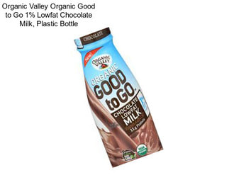 Organic Valley Organic Good to Go 1% Lowfat Chocolate Milk, Plastic Bottle