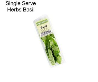 Single Serve Herbs Basil