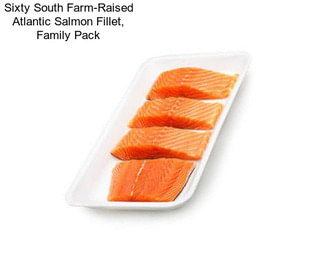 Sixty South Farm-Raised Atlantic Salmon Fillet, Family Pack