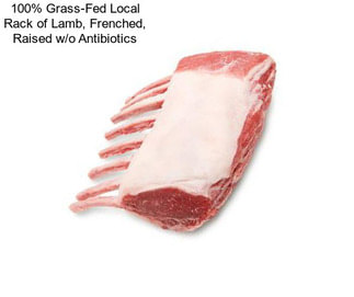 100% Grass-Fed Local Rack of Lamb, Frenched, Raised w/o Antibiotics