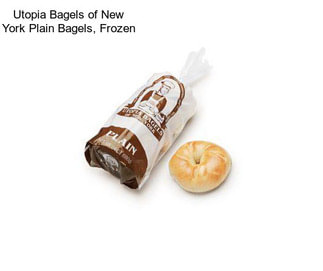 Utopia Bagels of New York Plain Bagels, Frozen