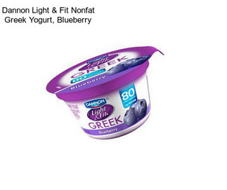 Dannon Light & Fit Nonfat Greek Yogurt, Blueberry