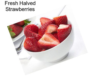 Fresh Halved Strawberries