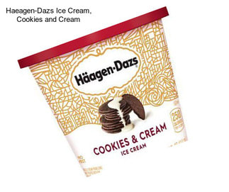 Haeagen-Dazs Ice Cream, Cookies and Cream