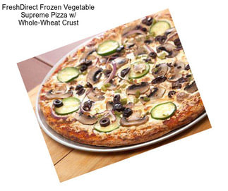 FreshDirect Frozen Vegetable Supreme Pizza w/ Whole-Wheat Crust