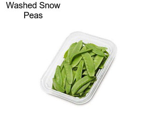 Washed Snow Peas