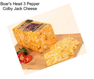 Boar\'s Head 3 Pepper Colby Jack Cheese