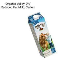 Organic Valley 2% Reduced Fat Milk, Carton