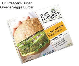 Dr. Praeger\'s Super Greens Veggie Burger