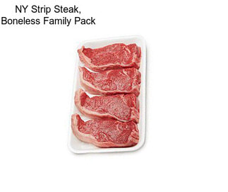 NY Strip Steak, Boneless Family Pack