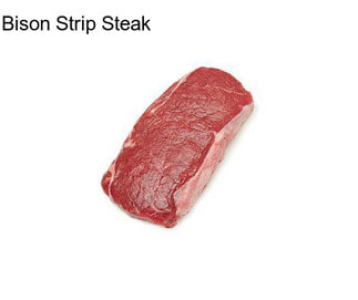 Bison Strip Steak
