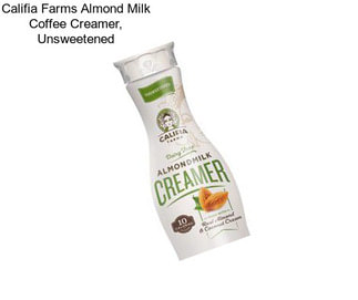 Califia Farms Almond Milk Coffee Creamer, Unsweetened