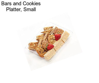 Bars and Cookies Platter, Small