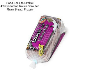 Food For Life Ezekiel 4:9 Cinnamon Raisin Sprouted Grain Bread, Frozen