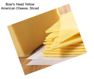 Boar\'s Head Yellow American Cheese, Sliced
