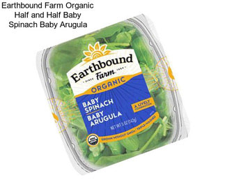 Earthbound Farm Organic Half and Half Baby Spinach Baby Arugula