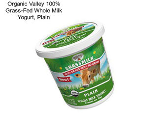 Organic Valley 100% Grass-Fed Whole Milk Yogurt, Plain
